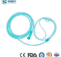 Sunton Soft Nasal Oxygen Cannula China High Flow Nasal Oxygen Therapy  Suppliers PVC Material Class I White 2L O2 Nasal Cannula High-Quality 7  Foot ...