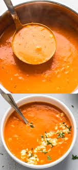 Easy Tomato Feta Soup Soup Recipes Recipes Low Carb Low Calorie Recipes