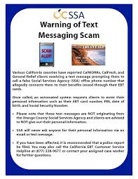 If a previous ebt card has not been used in the last 365 days, you will be mailed a new card. Update Please County Of Orange Social Services Agency Facebook