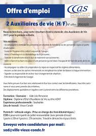 C'est un travail à domicile qui demande peu de qualifications mais beaucoup de connaissances au niveau du web, des médias sociaux et oui, les idées sont intéressantes, mais il manque peut être une petite aide pour la première étape. Offre D Emploi Ccas De Vieux Conde Ville De Vieux Conde Facebook