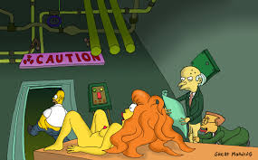 Rule34 - If it exists, there is porn of it  great moaning, homer simpson,  mindy simmons, montgomery burns, waylon smithers  1940869