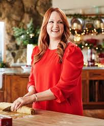 It's an edible cookie wreath! The Pioneer Woman Ree Drummond Evidently Christmas Cookies Make Me Laugh I M Hosting A Cowboy Cookie Swap On My Food Network Show Saturday Morning And I M Wearing A Puffy Sleeved