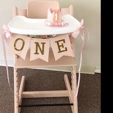 Rose Blush Gold High Chair Banner One High Chair Sign Baby Etsy In 2020 Baby Shower Decorations For Boys High Chair Banner Star Baby Showers