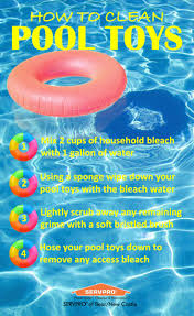 Our Team At Servpro Of Bear New Castle Has Outlined A Simple Way To Clean Your Pool Toys This Summer 1 Mix The 2 Cups Of Household Bleach Pool Toys Cleaning