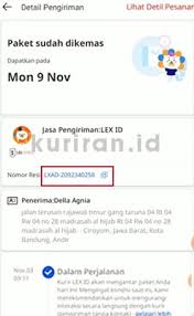 8 Cara Cek Resi Lel Express Lazada Tracking Online 2021