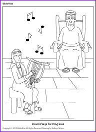 Select from 36755 printable coloring pages of cartoons, animals, nature, bible and many more. Coloring David Plays For King Saul Kids Korner Biblewise