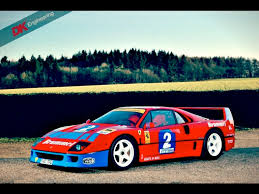 The name 330 refers to the approximate displacement of each single cylinder in cubic centimeters. Race Car For Sale 1990 Ferrari F40 Gt Retro Race Cars