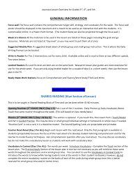 Free worksheets with listening exercises. Journeys Lesson Overview For Grades 3rd 4th And 5th General