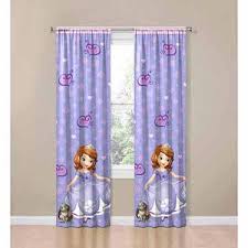 Sofia The First Lights Off Room Darkening Window Drapery Panel Walmart Com Girls Bedroom Curtains Kid Room Decor Sofia The First Room