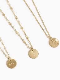 Mini Disc Necklace Shop Oxb