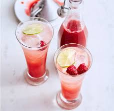 Himbeer Fizz Mit Himbeer Tonkabohnen Sirup Rezept Himbeeren Tonkabohne Rezept Fizz