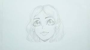 Start with an circle for the head shape, establish the eye line which is usually at the halfway point. How To Draw A Girl S Face With Pictures Wikihow