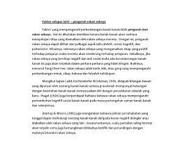 Pengaruh Rakan Sebaya