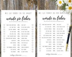 Hochzeitsspiel Wurde Er Sie Lieber Etsy In 2020 Personalized Items Person