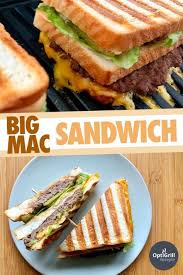Big Mac Sandwich Legendarer Burger In Neuer Form Optigrill Rezepte Rezept Rezepte Sandwich Essensrezepte