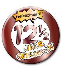 Xl Button 12 5 Jaar Getrouwd Feestwinkel
