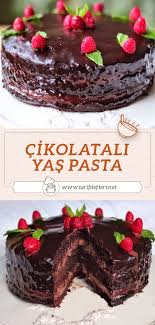 cikolatali yas pasta tarifi tarif defteri yemek tarifi pasta tarifleri pasta cikolatali pastalar