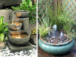 The fence and bench are made of redwood. 12 Relaxing Water Feature Ideas For Small Gardens Mymove Indoor Water Features Diy Water Feature Water Features In The Garden