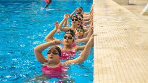 Artistic swimmers dazzle at Ontario Winter Games in Thunder Bay while  promoting their sport