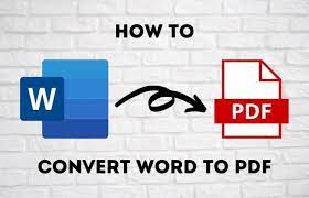 Word To Pdf Words Pdf Cool Words
