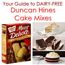 Duncan hines deluxe ii yellow cake mix 1 pkg. Duncan Hines Cake Mixes The Dairy Free Options