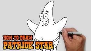 They should sit just below the main oval shape. How To Draw Patrick Star Spongebob Squarepants Video Lesson Youtube