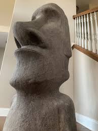 4 likes · 6 talking about this. Massive Easter Island Moai Head Statue Stands 6 Feet Tall