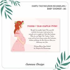 Syukuran 7 bulan kehamilanputra/putri pertama keluarga elvan danurangga. Kartu Ucapan Syukuran 4 Atau 7 Bulan Kehamilan Mitoni Tingkepan Shopee Indonesia
