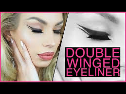 Eyeliner Stencils = Perfect Double Winged Eyeliner