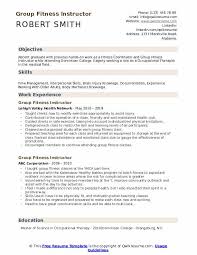 group fitness instructor resume sles