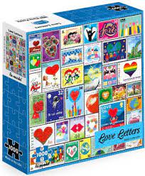 White mountain puzzles love stamps 1000 piece jigsaw puzzle. 1000 Piece Jigsaw Puzzle Love Letters Stamps By Re Marks Inc Barnes Noble
