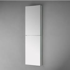 Tall wall mounted bathroom cabinet 1 door unit red high gloss / white matt from modern coral bathroom furniture range. 52 Tall Bathroom Wall Mounted Medicine Cabinet W Mirrors By Fresca Kitchensource Com