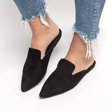 Find a superb selection featuring all the colors of the rainbow in various lengths and materials. Black Mules Suede Leather Mules Pointed Toe Flats Black Etsy