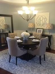 Small rooms have to be painted light colors but if you are a dark colors. Blue And Tan Dining Room Tan Dining Rooms Dining Room Small Dining Room Decor
