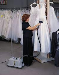 Jiffy J 4000 In Usage On A Wedding Dress Shapewear For Wedding Dress Clean Wedding Dress Bridesmaid Dresses