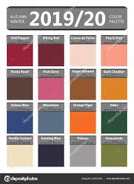 Download Autumn And Winter 2019 2020 Fashion Color Palette Worlds Colors Of The Year Palette Fashion C Color Trends Fashion Fall Color Trend Color Trends