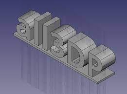 How To 3d Print Text With Freecad All3dp Printing Software 3d Printing Print