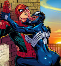 Chibi deadpool and spiderman