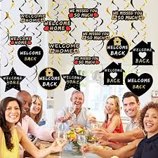 Check spelling or type a new query. Lnlofen Welcome Home Party Hanging Swirls Decorations 24pcs Gold Home Welcoming Party Hanging Swirl Supplies Shopinners