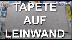 Jede oma freut sich über eine leinwand, auf der sie alle ihre enkel sehen kann. Tapete Auf Leinwand Anleitung Youtube