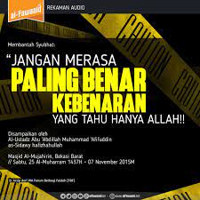 Mengapa allah sampai segitunya memuliakan orang yang berpuasa? Jangan Merasa Paling Benar Kebenaran Yang Tahu Hanya Allah