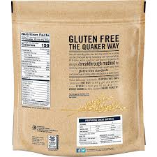 When selecting oat products online or in the aisles, it's important to check the nutrition label for a few key. Amazon Com Quaker Gluten Free Old Fashioned Rolled Oats Non Gmo Project Verified 24oz Resealable Bags Pack Of 4 Grocery Gourmet Food
