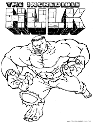 Find more coloring pages online for kids and adults of classic hulk comic coloring pages to print. The Hulk Color Page Superhero Coloring Pages Superhero Coloring Cartoon Coloring Pages