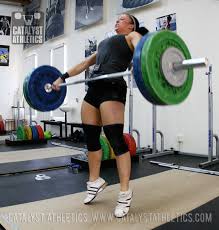 Place it on the floor in front of you. Hips Meet Bar Bar Body Contact In The Extension Of The Snatch And Clean By Greg Everett Olympic Weightlifting Technique Catalyst Athletics Olympic Weightlifting