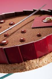 Tarte Croustillante Aux Epices Compotee De Griotte Et Mousse Chocolat Au Lait Philippe Bertrand Et Martin Diez Gourmet Pastries Chocolate Pastry Desserts