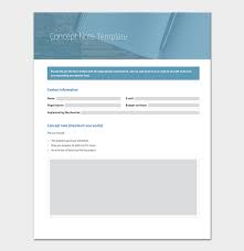 Check spelling or type a new query. Concept Note Template 22 For Word Pdf Format
