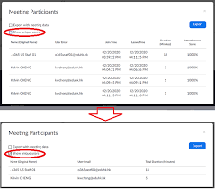Faq How To Retrieve The Attendance List For A Zoom Meeting Ocio