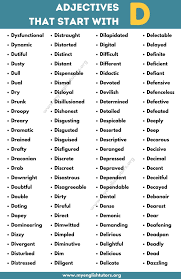 We did not find results for: Adjectives That Start With D Top 110 Comm Adjectives Starting With D My English Tutors In 2021 Adjective Words Adjectives Vocabulary Words