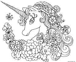 Coloriage licorne mandala avec de jolies fleurs à imprimer | Licorne  coloriage, Livre coloriage, Mandala licorne
