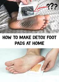 how to make detox foot pads at home